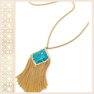 Kendra Scott- Kingston Long Necklace in Turquoise